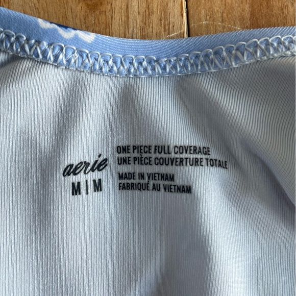 Aerie Light Blue One-Piece Swimsuit - Picture 5 of 5